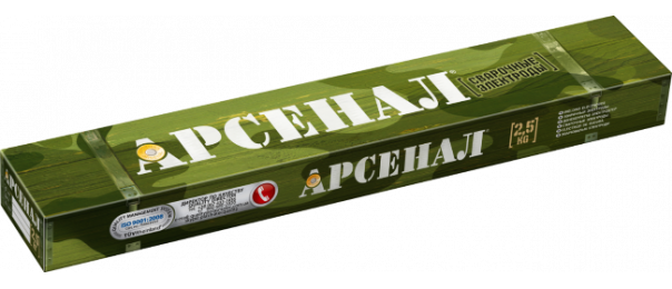 Электроды сварочные Арсенал МР-3, ф 3 мм (уп-2,5 кг) купить с доставкой в Данках